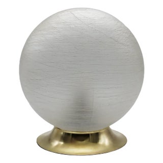 Murano Glass and Brass Table Lamp from Venini, Italy, 1970s For Sale