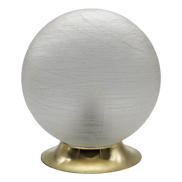 Murano Glass and Brass Table Lamp from Venini, Italy, 1970s For Sale