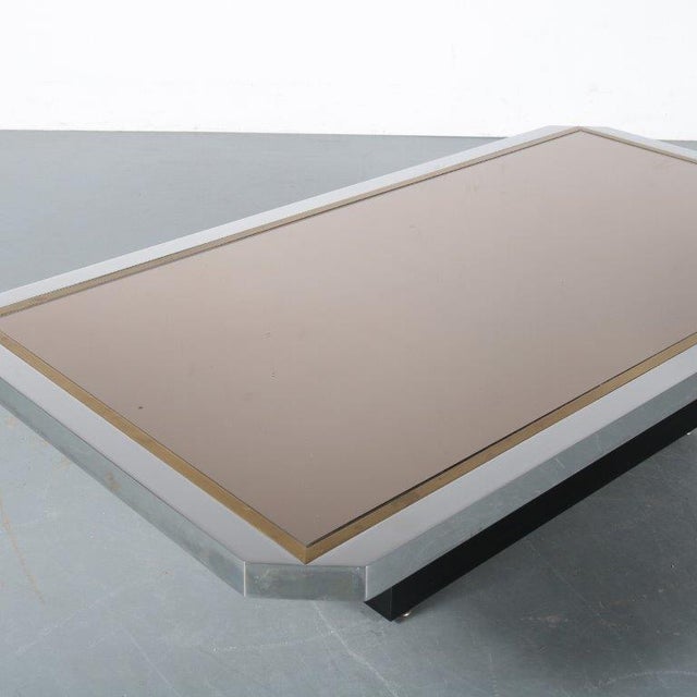Coffee Table from Belgo Chrom, Belgium, 1970s For Sale - Image 5 of 8