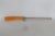 Silver Knife Sharpening Steel Rod Mid Century Style Butterscotch Bakelite Handle 5100b For Sale - Image 8 of 10
