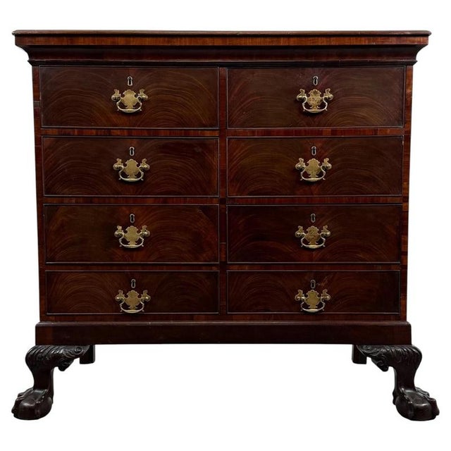 Antique 19th Century Irish Mahogany Four-Drawer Chest For Sale - Image 12 of 12