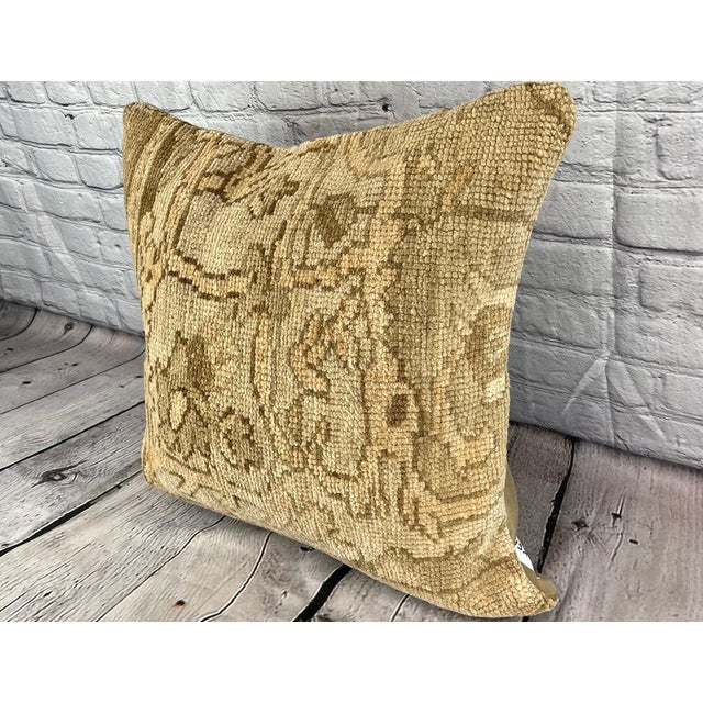 Vintage Pillow Case Turkish Rug Pillow Decorative Rug Pillow Dry cleaning only. PILLOW INSERT IS NOT INCLUDED