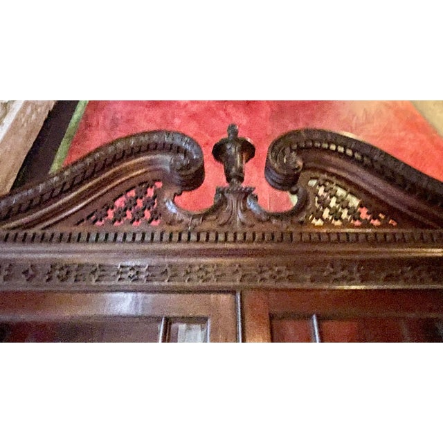 Wood Chippendale Secretary For Sale - Image 7 of 9