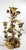 Late 19th Century 19th Century Electrified Floral Poppy Flower Bronze Candelabra Table Lamp For Sale - Image 5 of 18