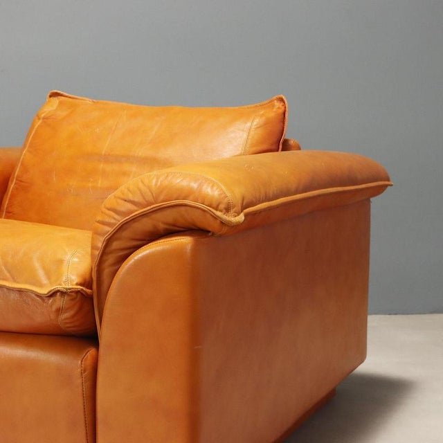 Animal Skin Leather Lounge Chairs, 1970s, Set of 2 For Sale - Image 7 of 14