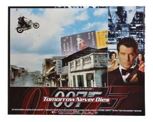 James Bond 007 Tomorrow Never Dies Original Lobby Card, UK, 1997