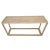 Salvaged elm wood vintage console with sanded white washed finish. Simple classic design a perfect addition for a wide...