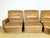 Beige Vintage Modular Velvet Sofas and Armchairs, 1960s, Set of 6 For Sale - Image 8 of 18