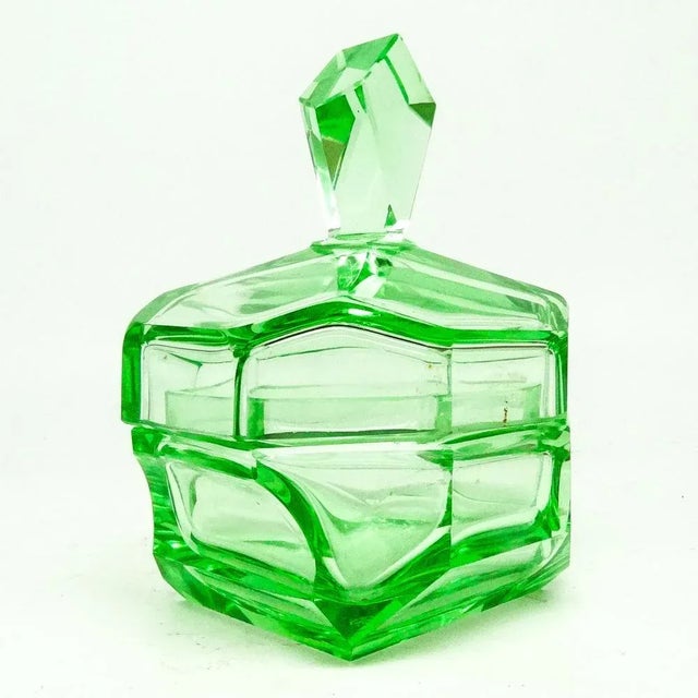 Art Deco Candyer from Moser, Czechoslovakia, 1930s For Sale - Image 9 of 11