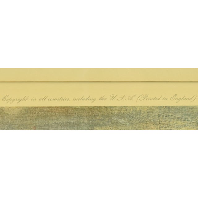 White Sir Alfred Munnings After the Race C1951 Colour Lithography Printed by Frost & Reed London For Sale - Image 8 of 10