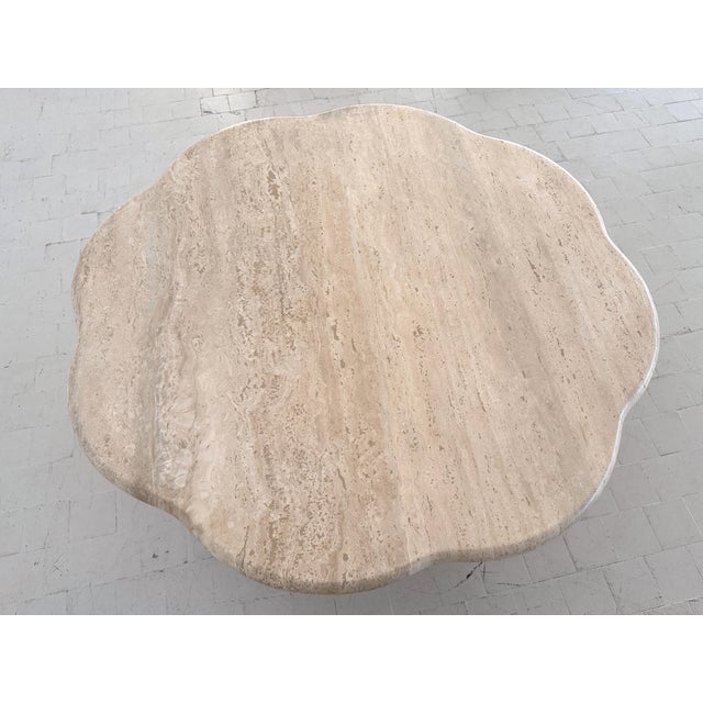 Hand-Crafted Travertine Coffee Table, Italy, 1970s For Sale - Image 16 of 18