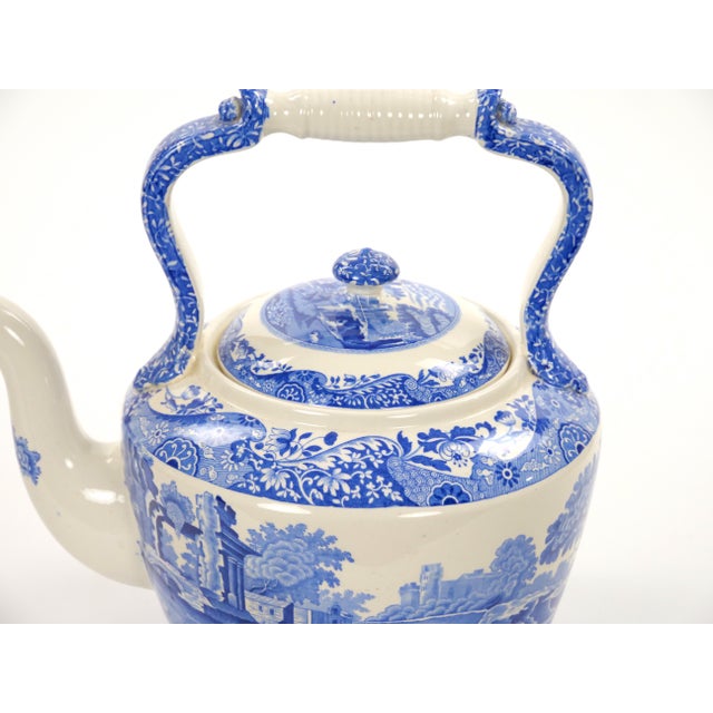 Oversized Italian Blue and White Porcelain Tea or Coffee Pot For Sale In New York - Image 6 of 14