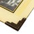 Art Deco Gold Reverse Painted Glass 4x6 Geometric Picture Frame For Sale In Los Angeles - Image 6 of 7