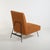 1950s Vintage Italian Lounge Chair with Original Upholstery and Black-Lacquered Metal by Mario Franchioni, 1950s For Sale - Image 5 of 10
