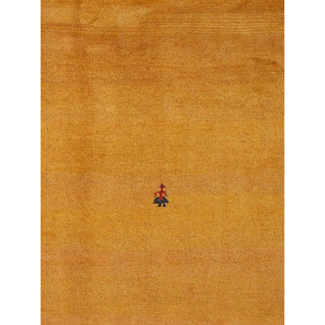 Contemporary Vintage Hand-Knotted Persian Gabbeh Rug 8'8" X 11'5" For Sale - Image 3 of 5