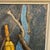 Blue 20th Century Oil on Board European School Still Life Impressionist Style Composition Framed For Sale - Image 8 of 11