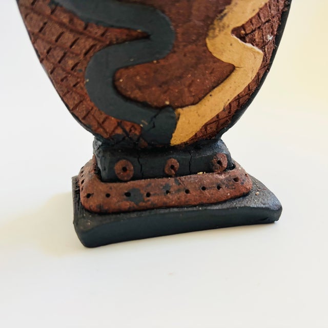 Ceramic Art Pottery Vase, Signed Susan For Sale - Image 7 of 10