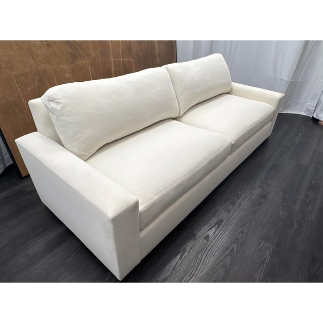 RH Restoration Hardware Maxwell 2-Cushion Sofa 8' | Classic 40" Depth | Down-Feather Fill | Performance Linen Weave |...
