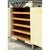 Wood Vintage Banana Leaf Hand Painted Cabinet For Sale - Image 7 of 14