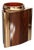 "Victoria" Ice Bucket With Bronze and Walnut, Handmade For Sale