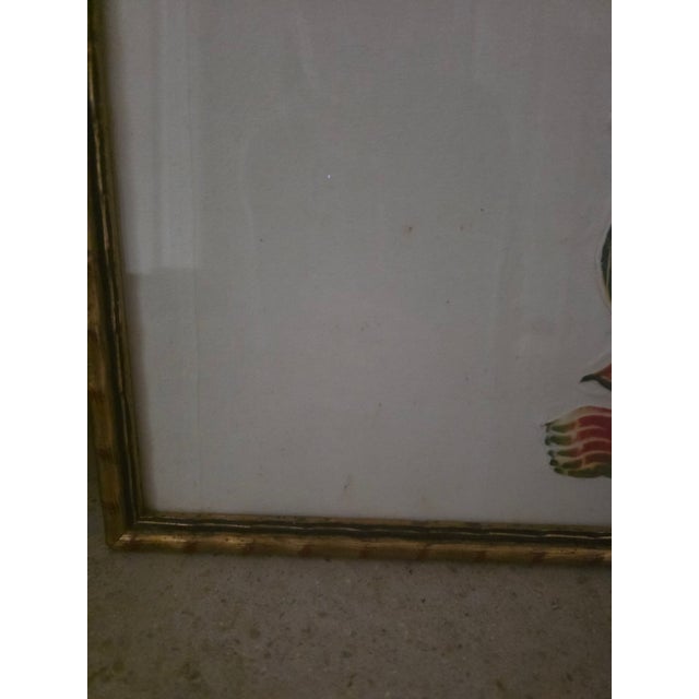 Vintage Thai Temple Rubbings on Rice Paper Framed Under Glass 19 3/8 X 13 3/8 For Sale - Image 9 of 15