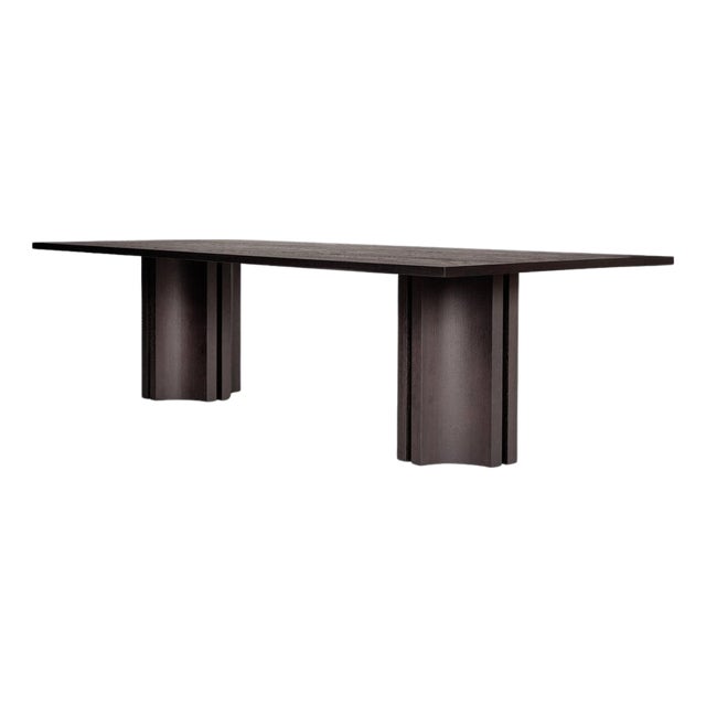 Aperta C1 DB 280 American Walnut Rectangular Dining Table by Mokko Amsterdam For Sale