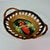 1950s Vintage Mexican Folk Art Original Feather Mixed Media Acrylic Bird Painting With Basket Frame For Sale - Image 6 of 14