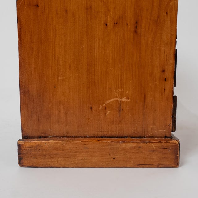 Mid-19th Century American Cherry Spice Chest With Hand-Cut Dovetail Drawers For Sale - Image 11 of 12