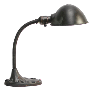 Industrial American Cast Iron Desk Light
