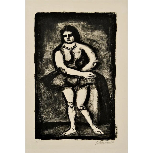 Black The Horsewoman - Original Lithograph by G. Rouault - 1926 1926 For Sale - Image 8 of 8
