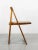 Vintage Wood Folding Chair For Sale - Image 6 of 18