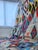Multicolor Diamond Handwoven Wool Moroccan Boujaad Rug For Sale - Image 10 of 12