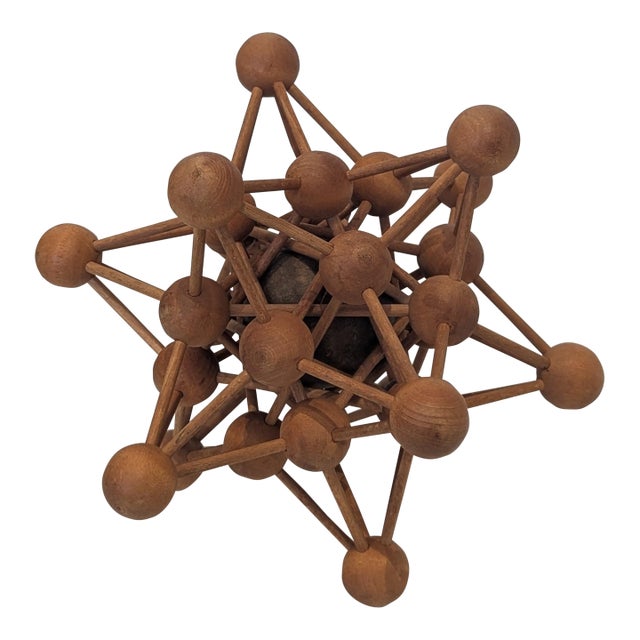 Geometric Molecular Model Sculpture For Sale