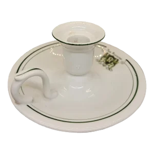 Antique Albert Pick Nam Buffalo China Match Holder Ashtray Restaurantware