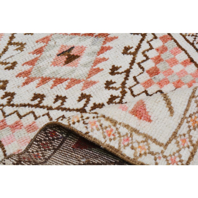 Tribal Vintage Turkish Tribal Kurdish Hand Knotted Wool Rug, 2'8''x11'2'' For Sale - Image 3 of 3