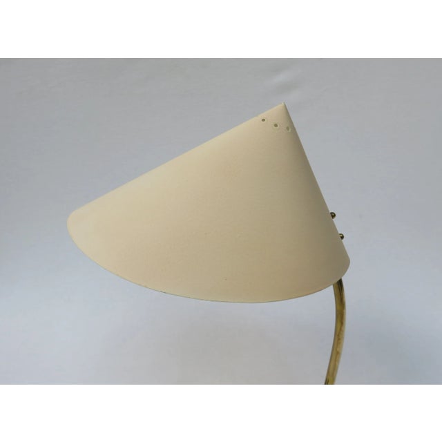 Metal Austrian Brass Table Lamp, 1950s For Sale - Image 7 of 18