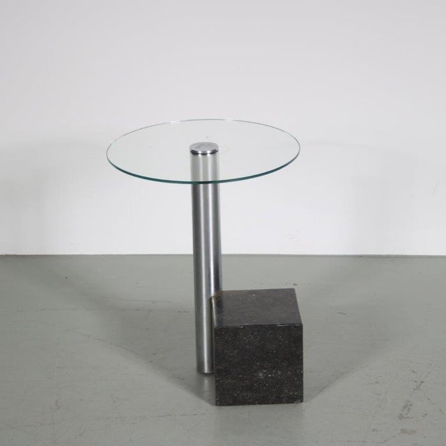 HK-2 Side Table by Hank Kwint for Metaform, Netherlands, 1980s For Sale - Image 3 of 9