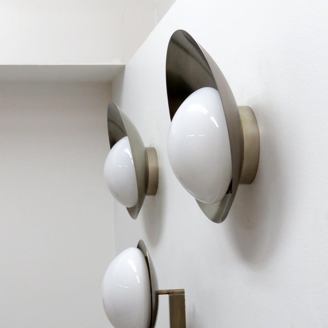 Contemporary Silver Concha™ Wall Lights For Sale - Image 3 of 11