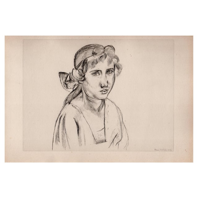 Henri Matisse, Portrait of a Lady, 1920, Paper For Sale - Image 9 of 9