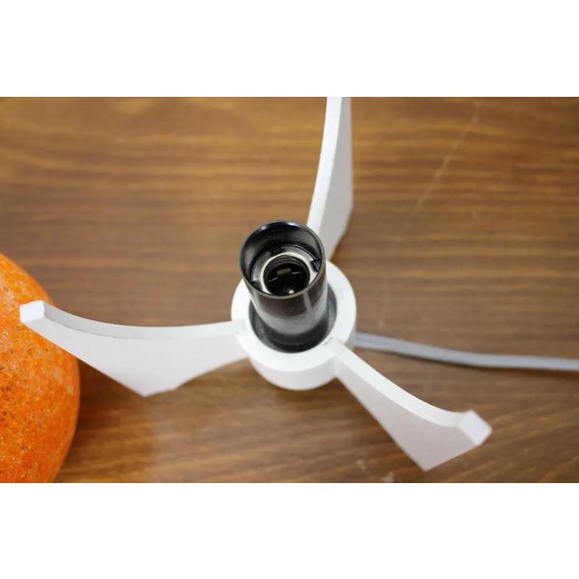 Wood Mid-Century Table Lamp, Rocket, 1960s For Sale - Image 7 of 14