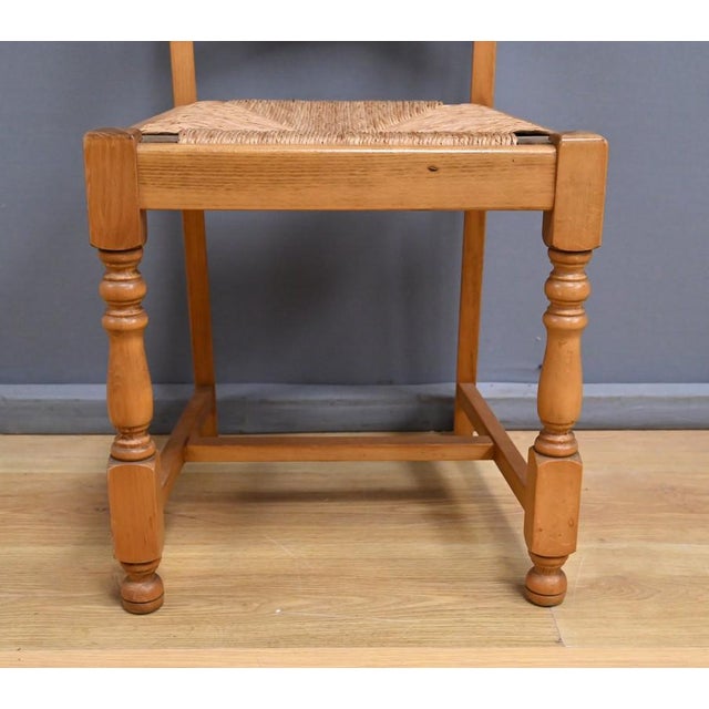 Beech Chairs, 1980s, Set of 8 For Sale - Image 9 of 18