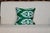 Emerald Ikat Pillow For Sale - Image 4 of 5