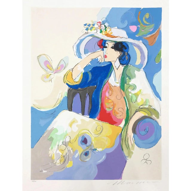 Late 20th Century "Marie" Serigraph on Paper For Sale