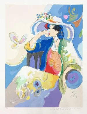 Late 20th Century "Marie" Serigraph on Paper