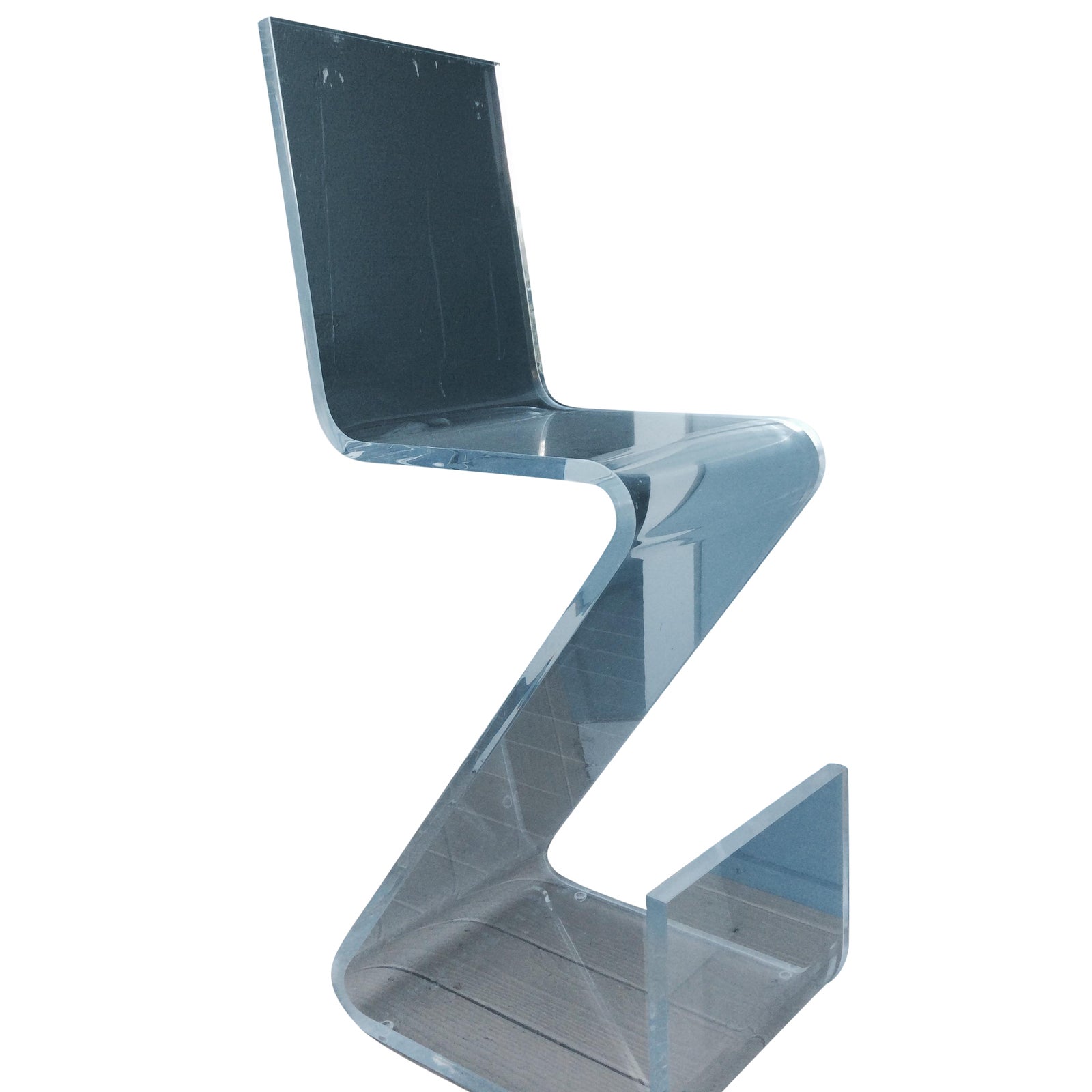 Lucite Acrylic Z Bar Stools A Pair Chairish