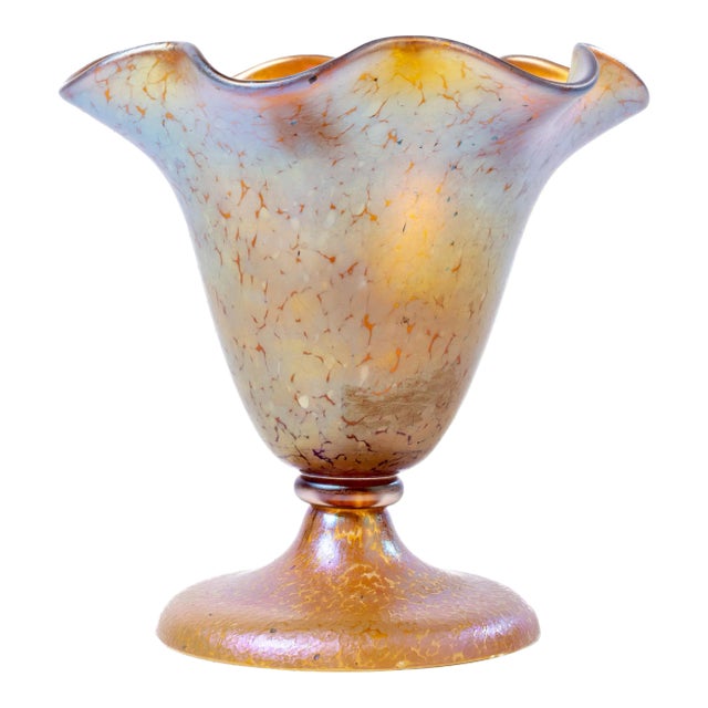 1920s Loetz Candia Papillon Vase, Czechoslovakia For Sale
