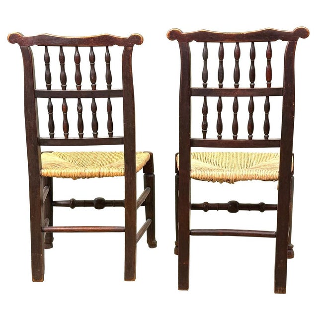 Georgian Spindleback Kitchen Dining Chairs, 1820, Set of 8 For Sale - Image 9 of 18