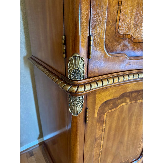 2000 - 2009 Henredon Armoire French Louis XVI Provincial Style For Sale - Image 5 of 12