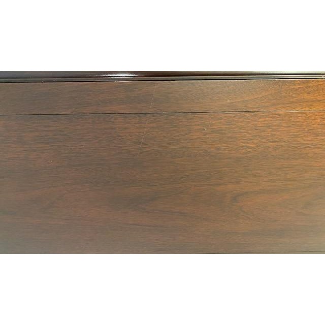 Vintage Kindel Mahogany Queen Anne 3-Drawer Sideboard W/Keys For Sale - Image 14 of 18