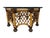 Vintage Mackenzie Childs Rattan Leather Table For Sale In Miami - Image 6 of 9